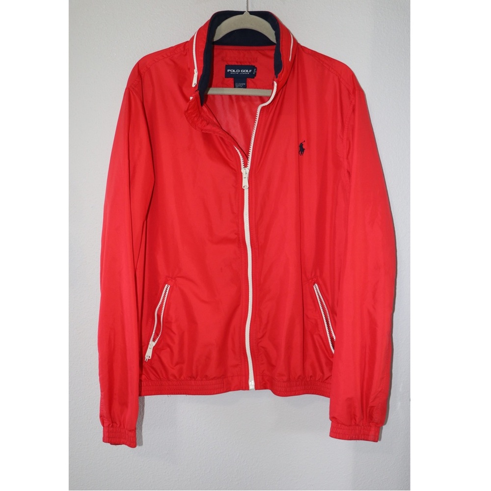 POLO Men’s Red Windbreaker Jacket